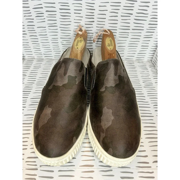 Soul Naturalizer Shoes Womens 9 M Truly Mules Camo Fabric Platform - Picture 3 of 8